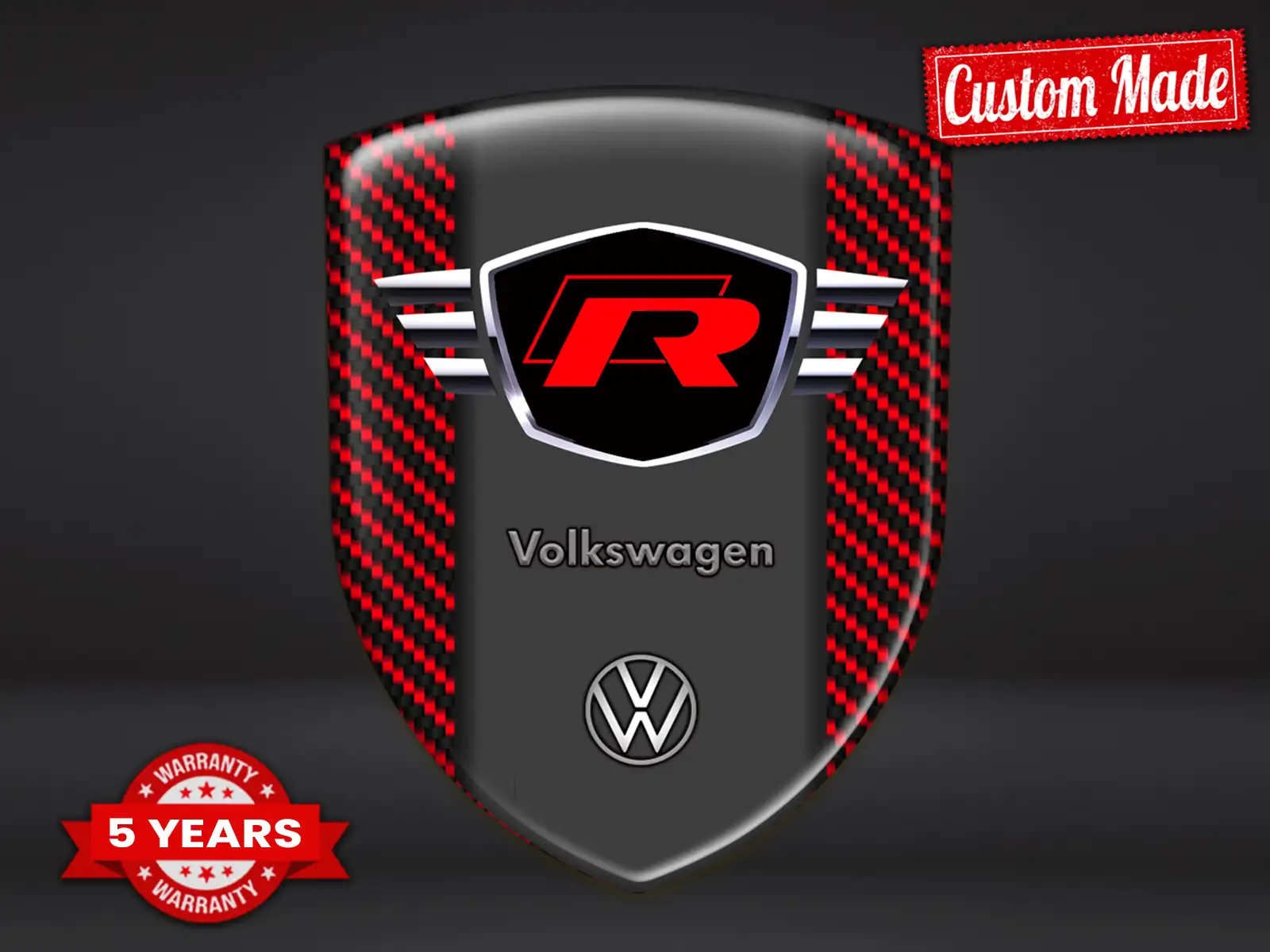 VW Stampa Adesivi Paraurti Sportivi Lusso Professionale